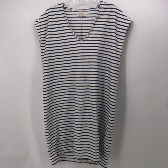 Madewell Vacances V-Neck T-Shirt Shift Dress S - Picture 1 of 7